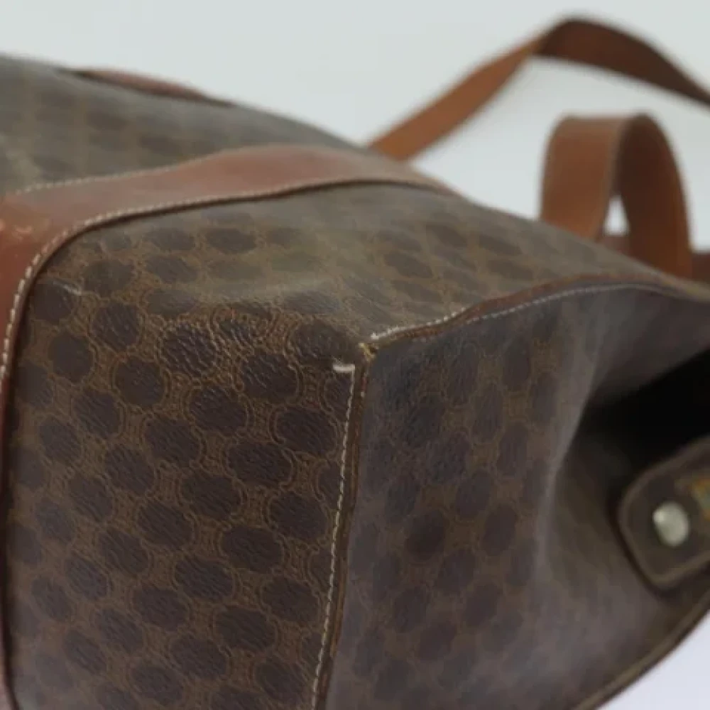 Celine Vintage Pre-owned Leather celine-bags Brown Dames