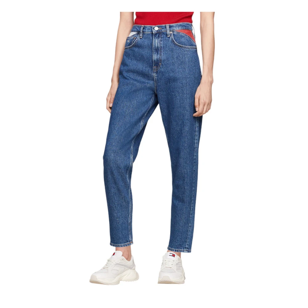 Tommy Jeans Relaxed Fit Denim Jeans Blue Dames