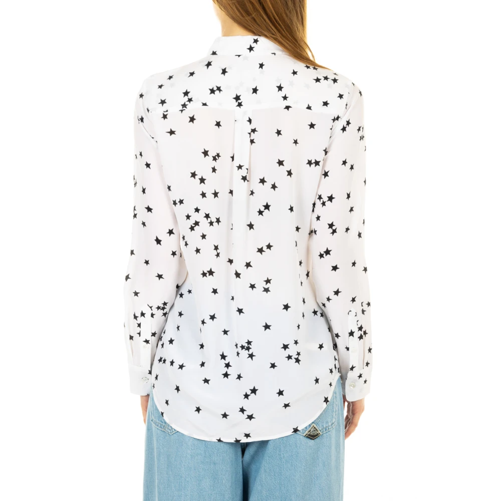 Equipment Witte Slim Signature Dames Overhemd White Dames
