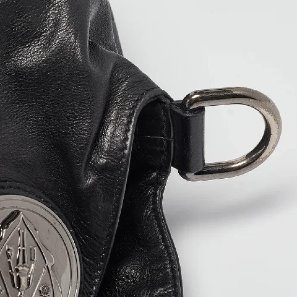 Gucci Vintage Pre-owned Leather handbags Black Dames