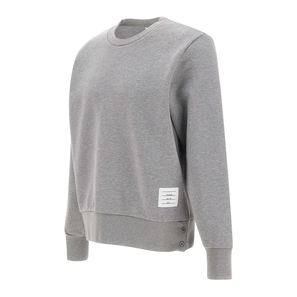 Thom Browne Grijze Katoenen Heren Sweatshirt Gray Heren