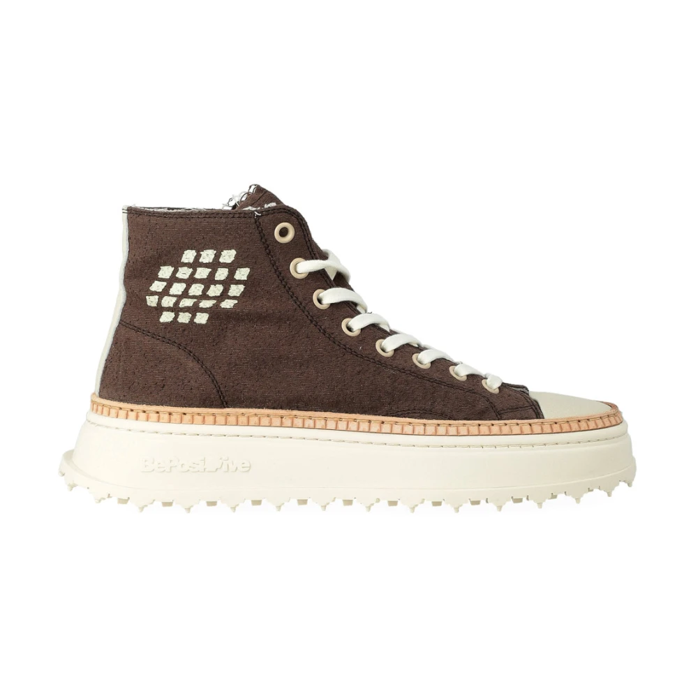Be Positive Cuprace Star Sneakers Dames Schoenen Bruin