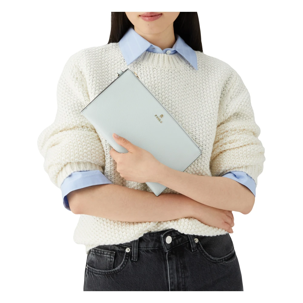 Furla Camelia Envelop Tas Green Dames