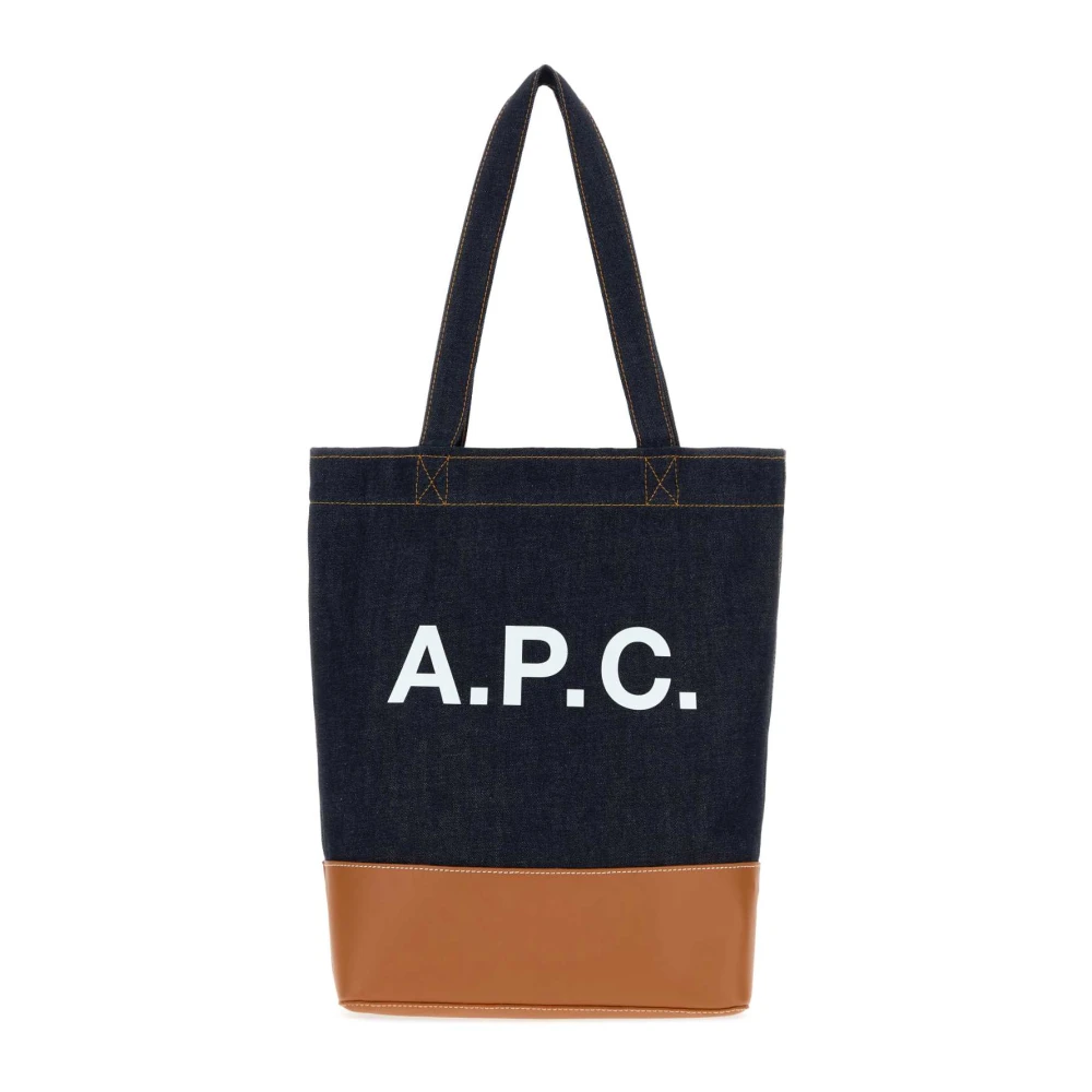 A.p.c. Donna Marrone Borsa Tote Axel - Immagine 4