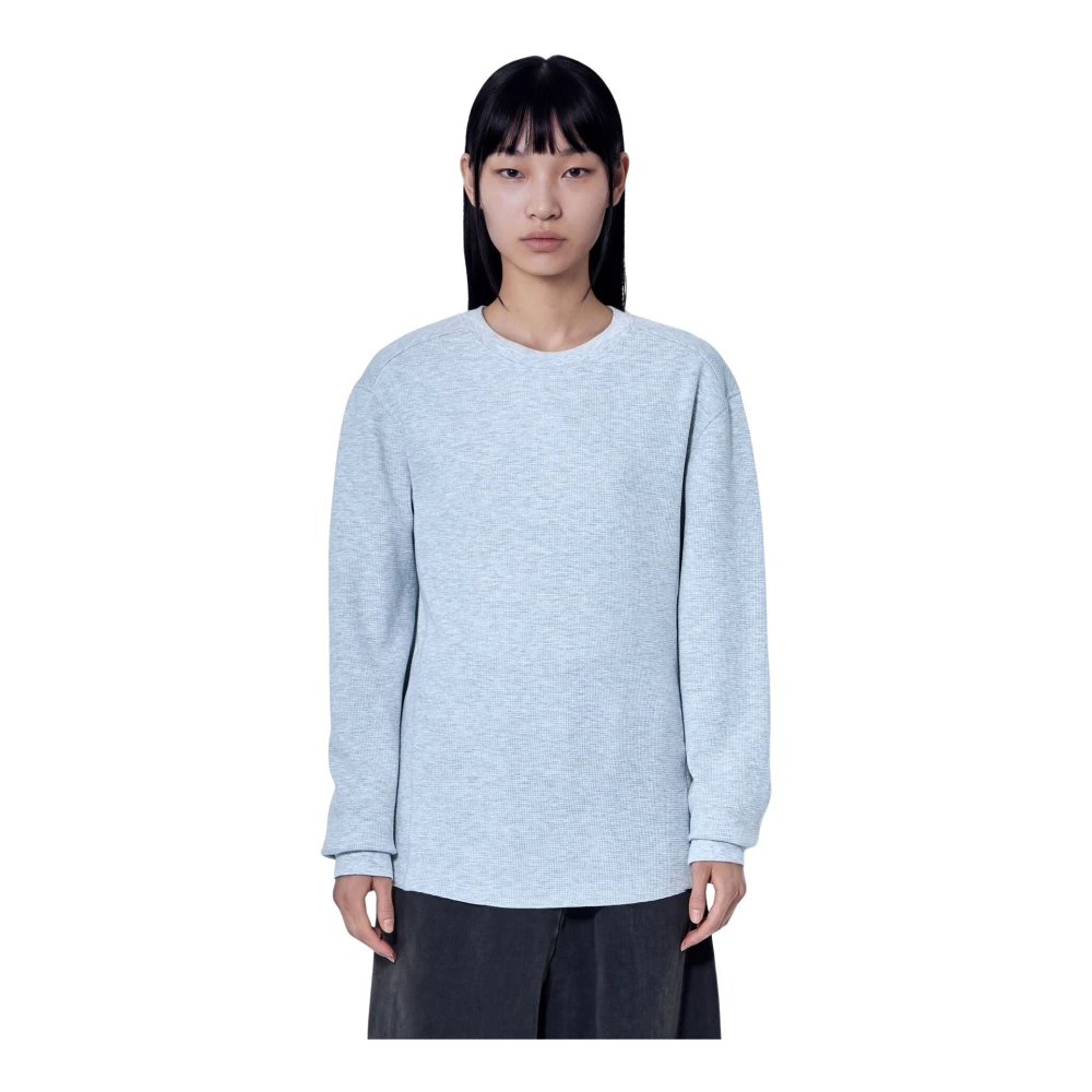 Entire Studios Thermal Long Sleeve Top - Frau Tops Grey S - Immagine 2