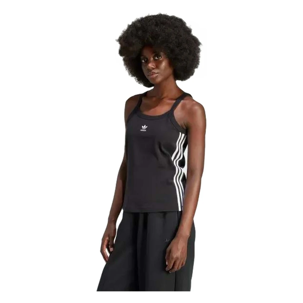 Adidas 3 S Tank Top Black Dames