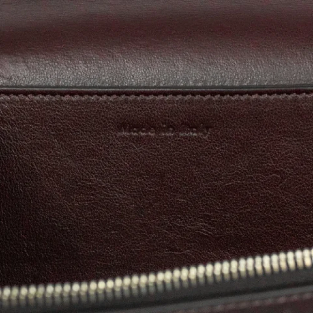 Celine Vintage Pre-owned Leather celine-bags Purple Dames