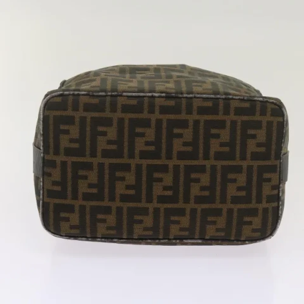 Fendi Vintage Pre-owned Canvas handbags Brown Dames