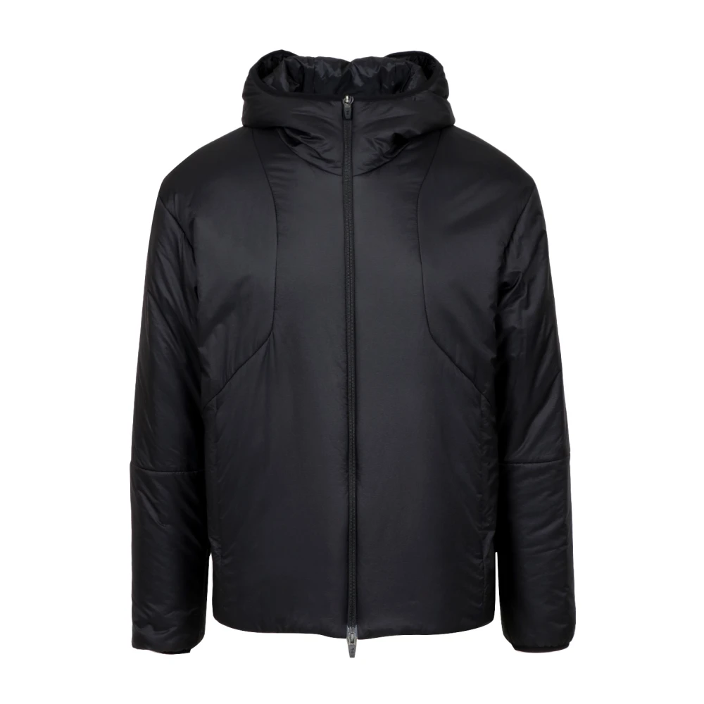 Herno Uomo Nero - Giacca Imbottita Con Cappuccio - Jackets - L