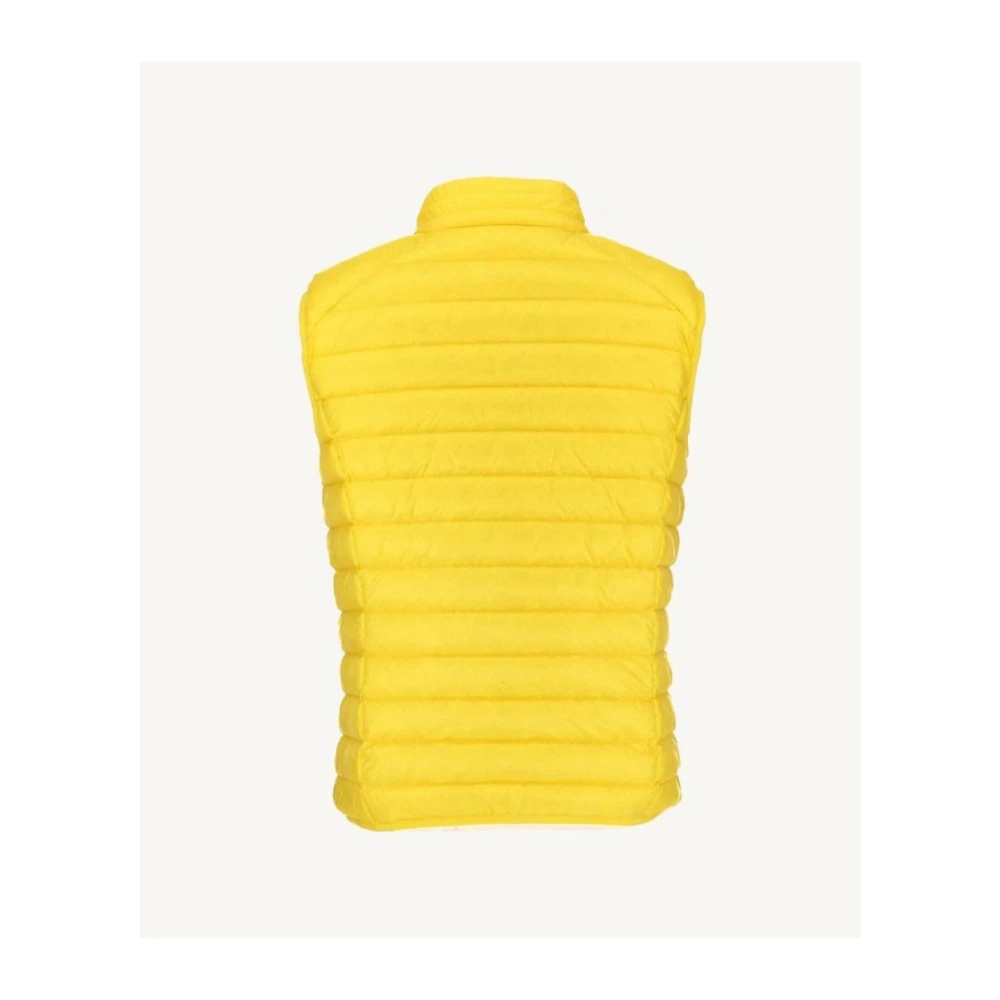 Jott Gele Puffer Vest Mouwloos Gewatteerd Yellow Heren