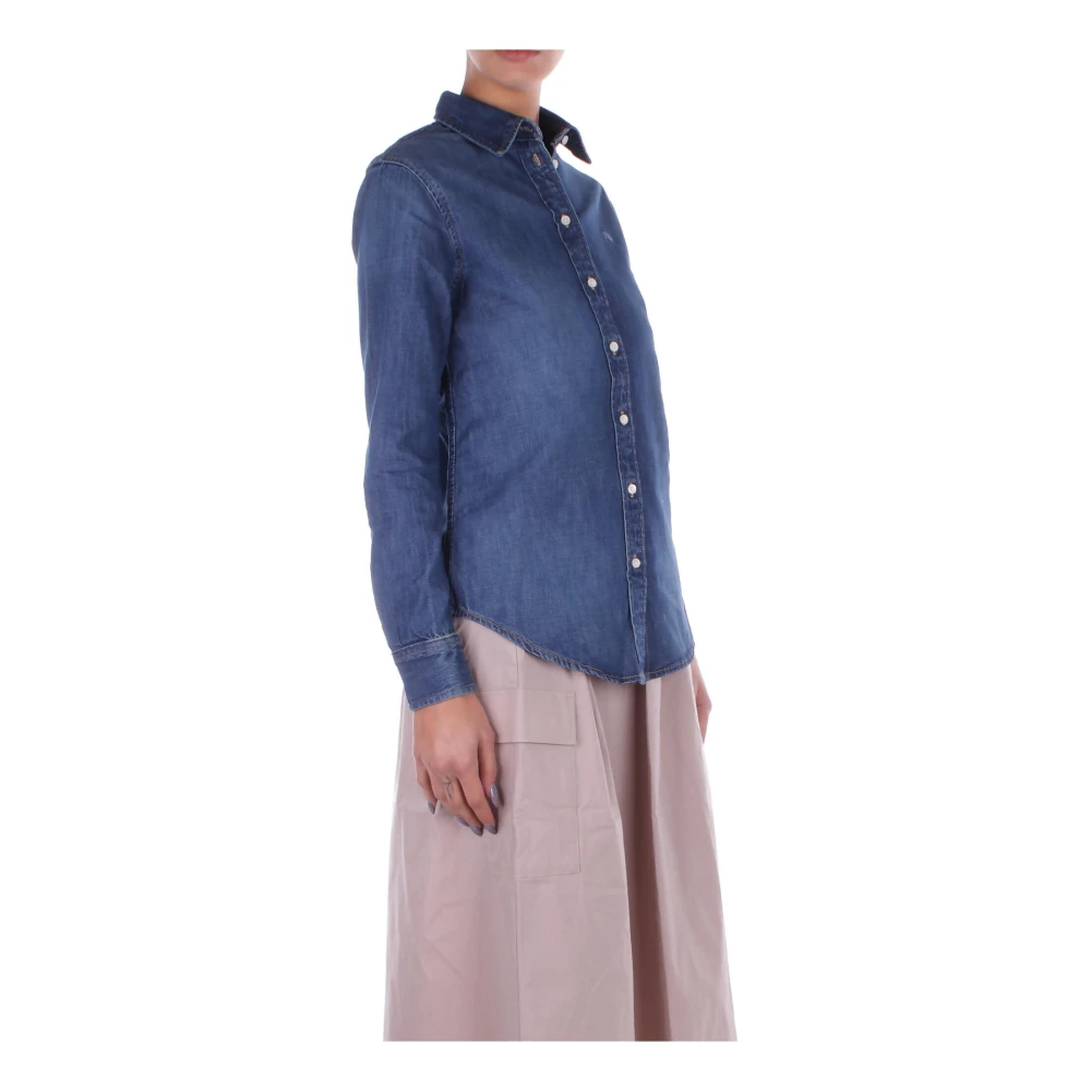 Ralph Lauren Overhemden Blue Dames