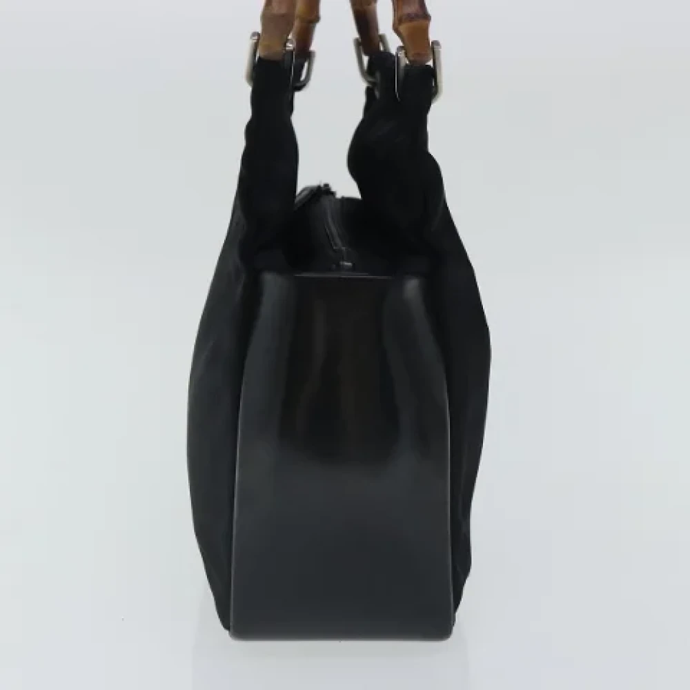 Gucci Vintage Pre-owned Leather handbags Black Dames