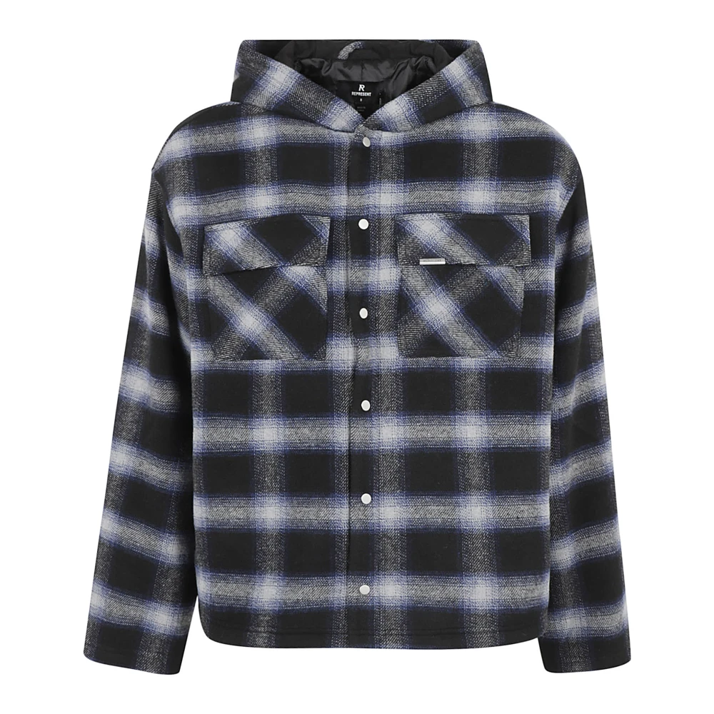 Represent Midnight Navy Check Shirt Multicolor Heren