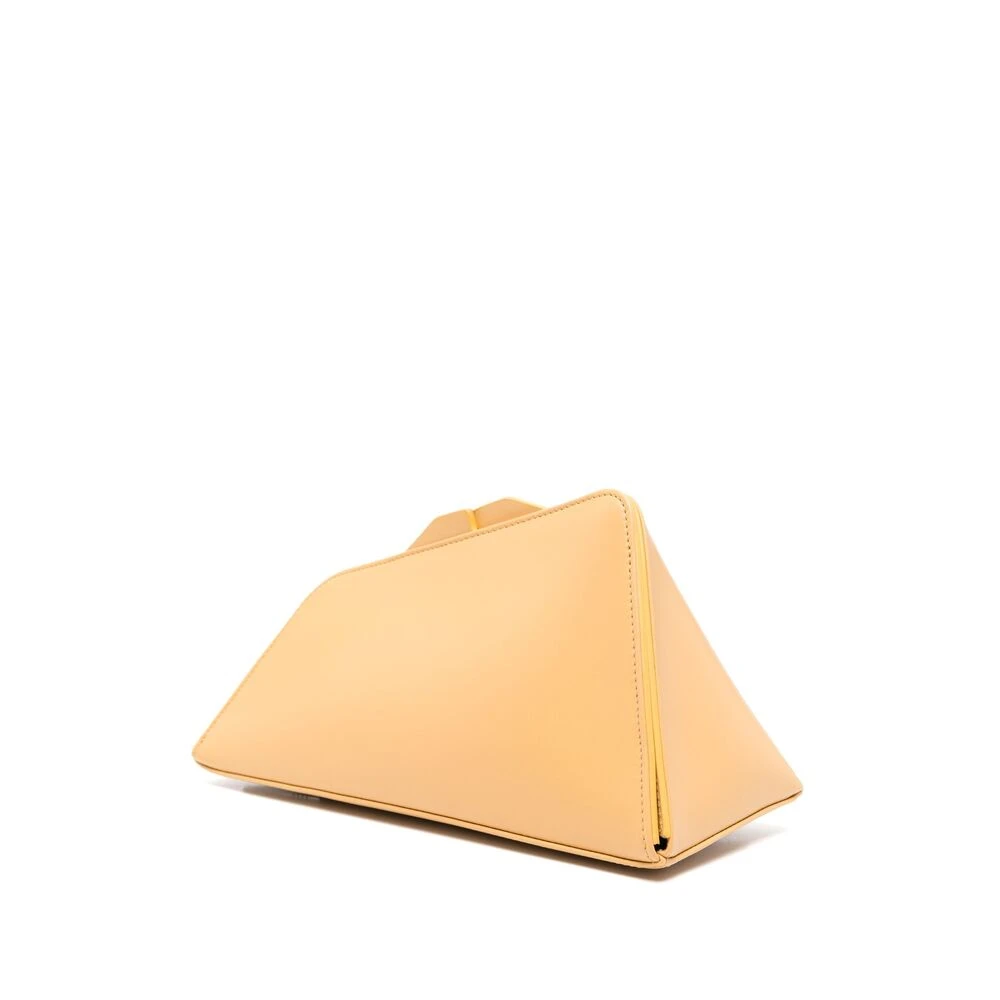 The Attico Mosterdgele Magnetische Sluiting Tas Yellow Dames