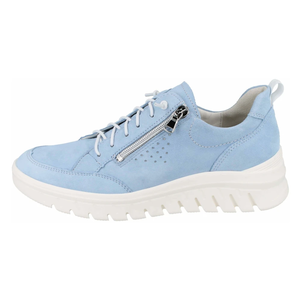 Waldläufer Modern Sneaker Dames Schoenen Blauw