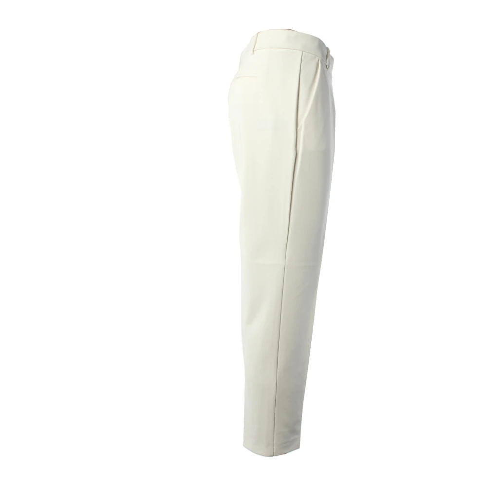 pinko Witte Pantalon met Elastaan White Dames