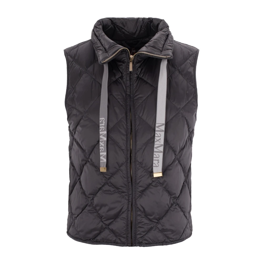 Weekend Max Mara Women's Gray Tregic Vest - Waistcoats - 3XS - Jackets