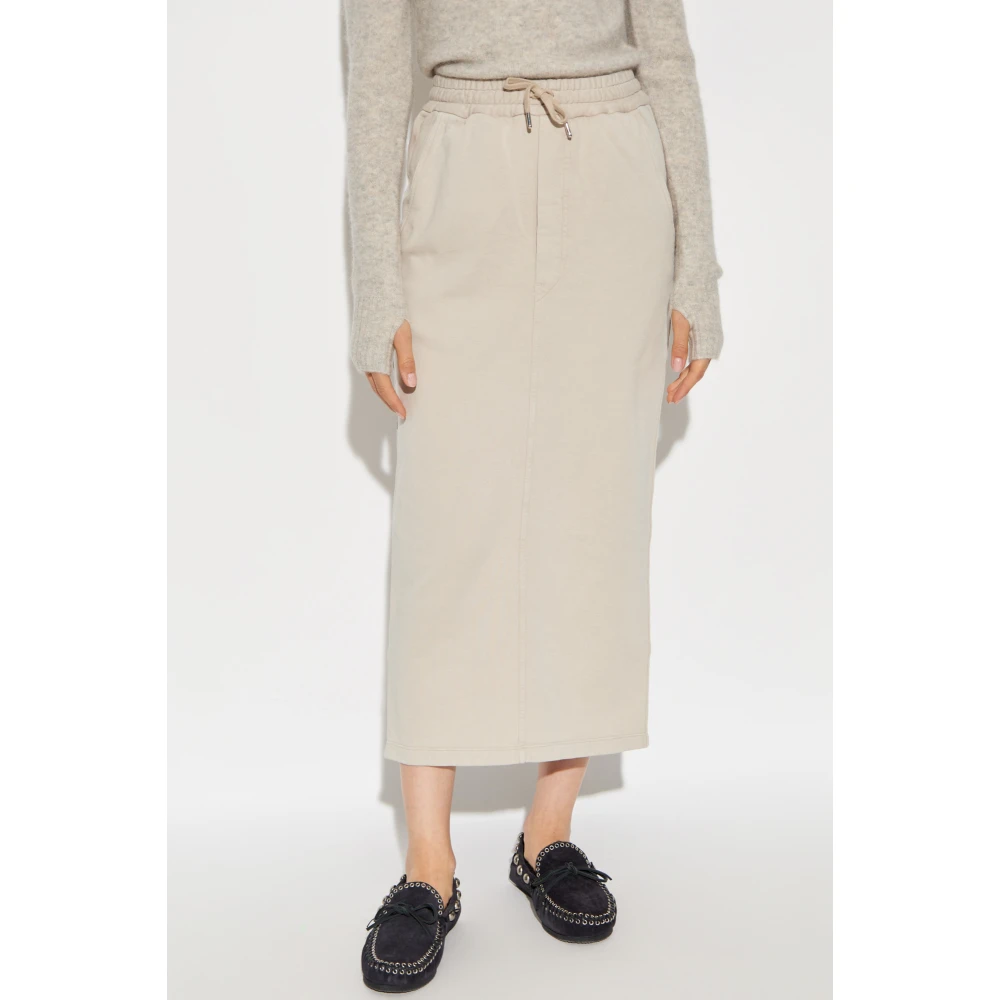 Isabel Marant Étoile Rok Noreen Beige Dames