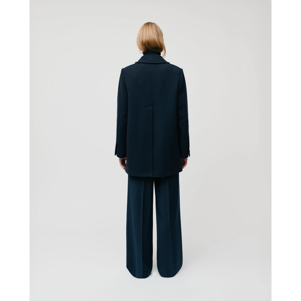 IVY OAK Oversized Boxy Winterjas Blue Dames
