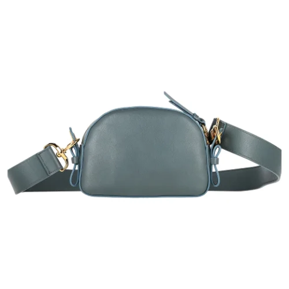 Chloé Pre-owned Leather crossbody-bags Blue Dames