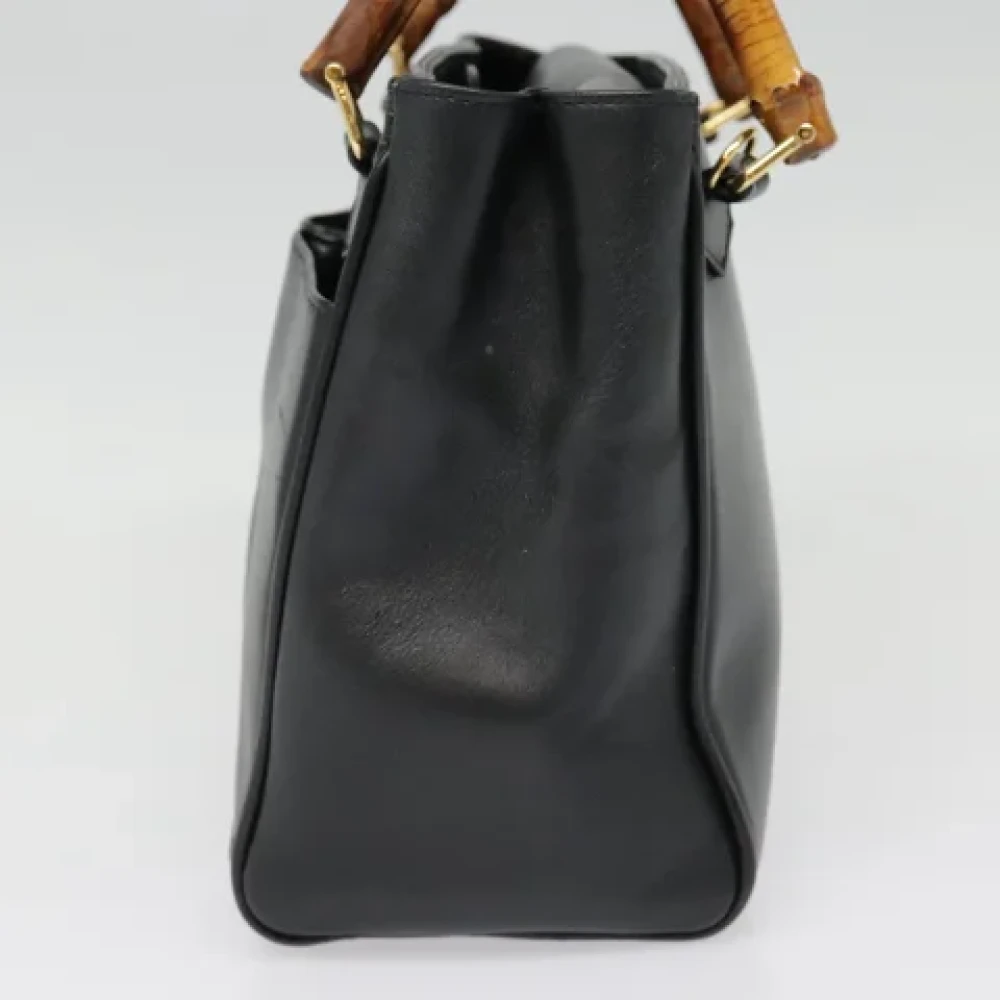 Gucci Vintage Pre-owned Fabric gucci-bags Black Dames