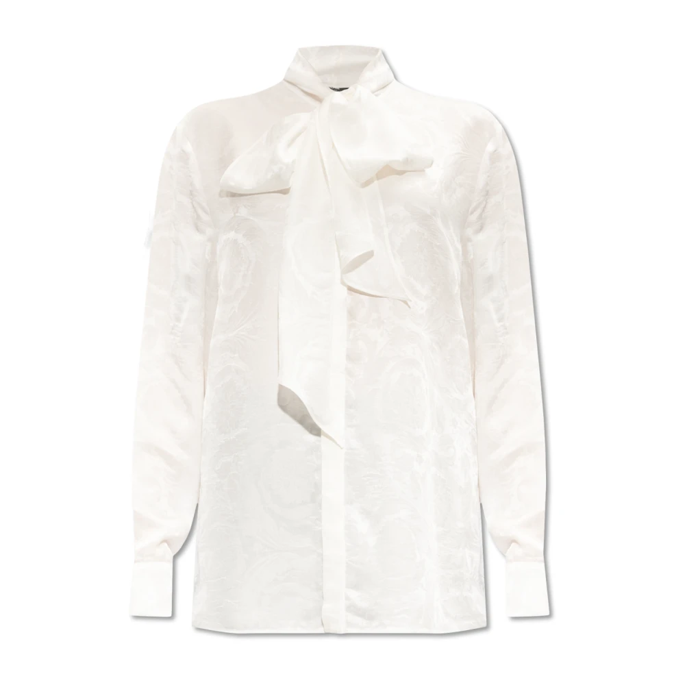 Versace Barocco overhemd White Dames