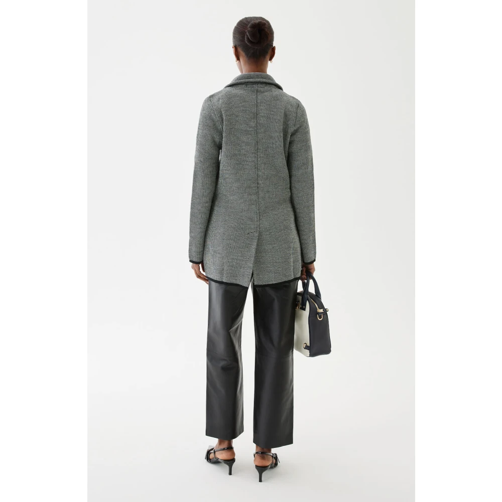 Busnel Victoria Jacquard Jas Gray Dames
