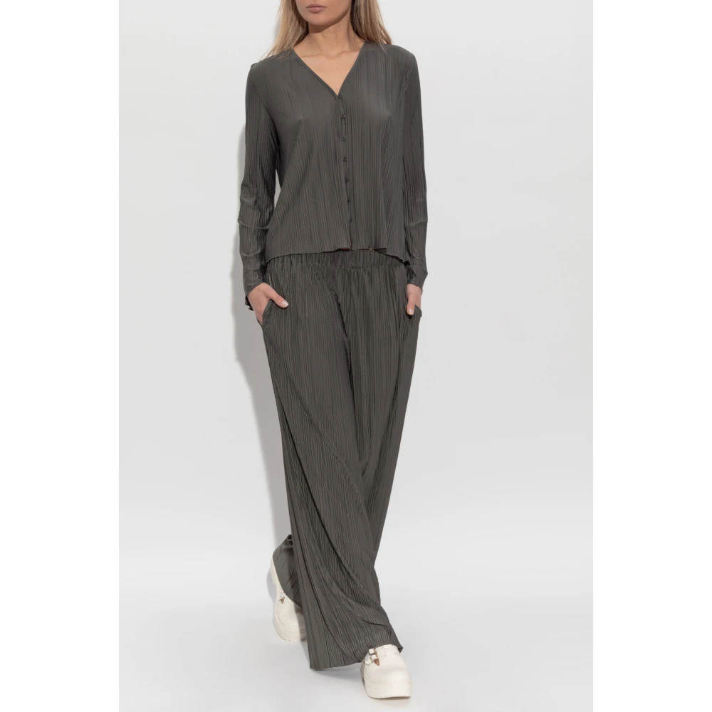 Samsøe Geplooide broek Uma Gray Dames