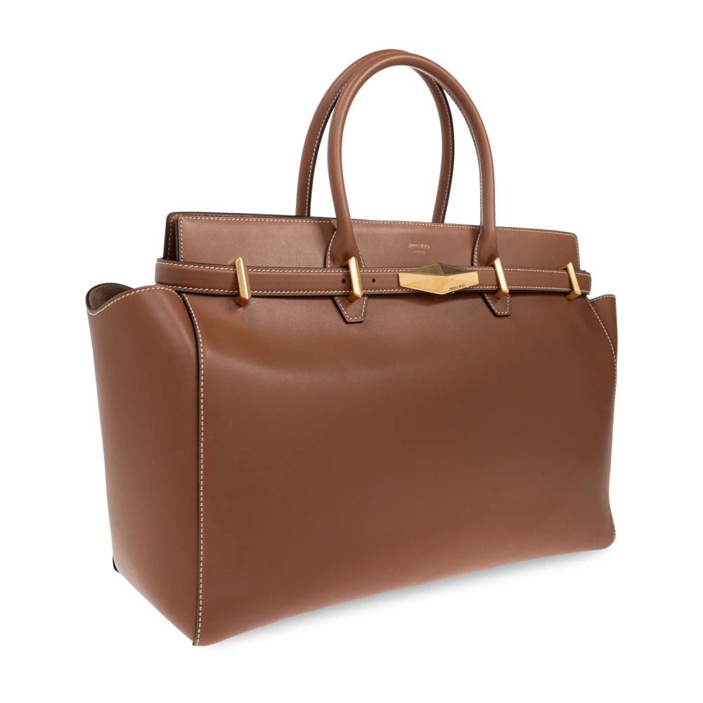 Jimmy Choo Handtas Diamant Medium Brown Dames