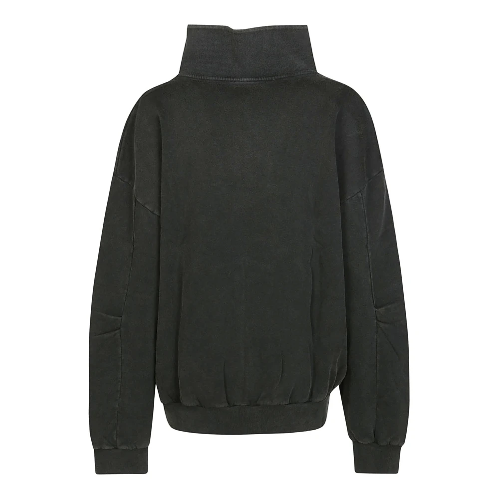 Rotate Birger Christensen Enzyme Fleece Sweatshirt Black Dames