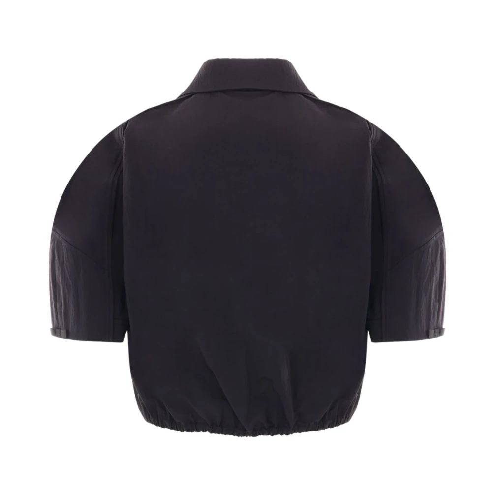 Elisabetta Franchi Zwarte Motor Top Stijlvol Model Black Dames