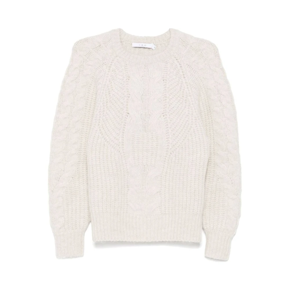 IRO Beige Kabeltrui Sweater Beige Dames