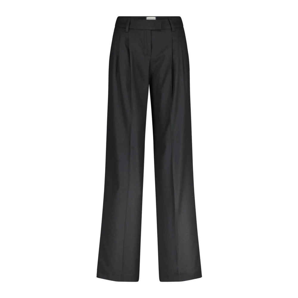 Seductive Elegante Marlenebroek van wolmix Black Dames