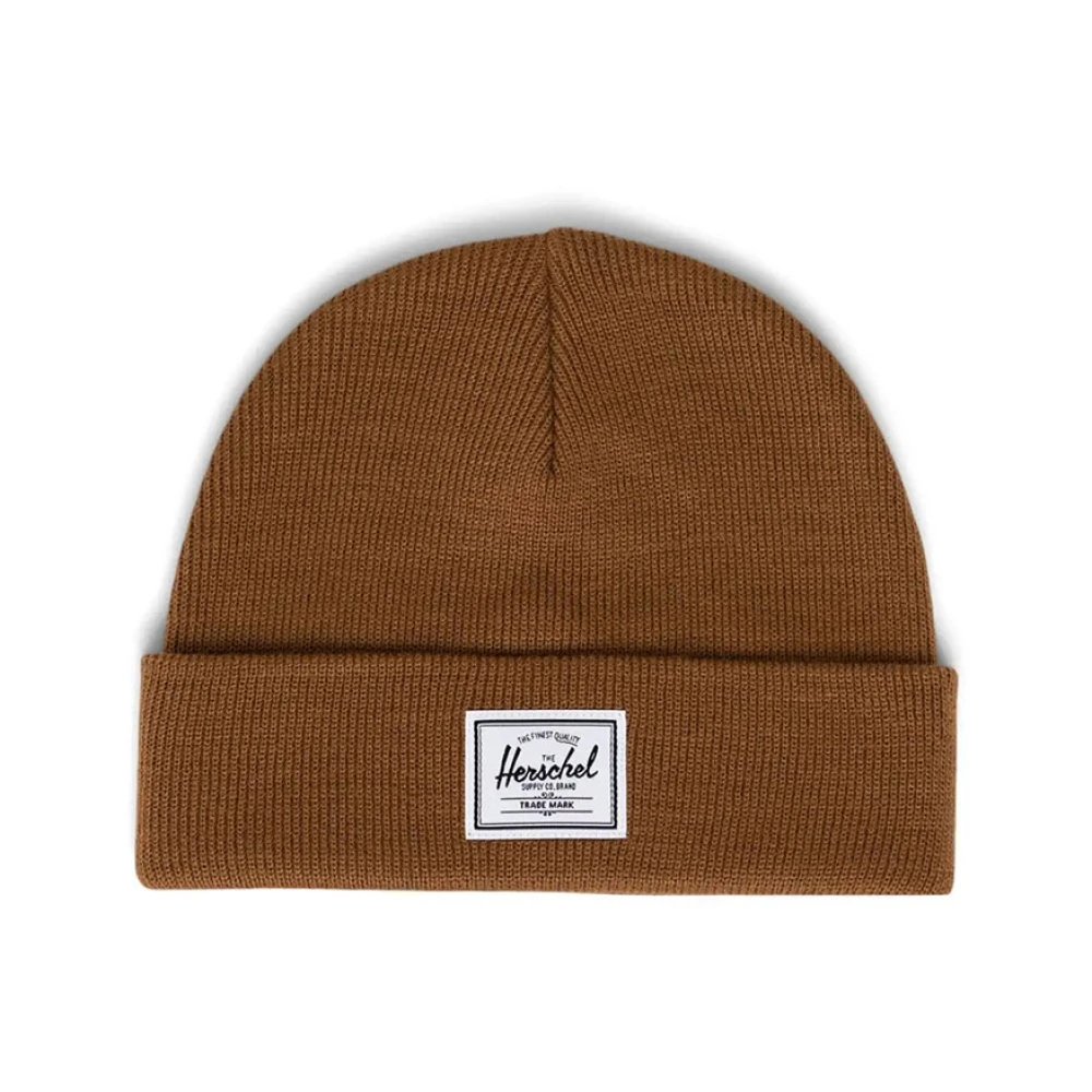 Herschel Katoenen Beanie Muts Brown Heren