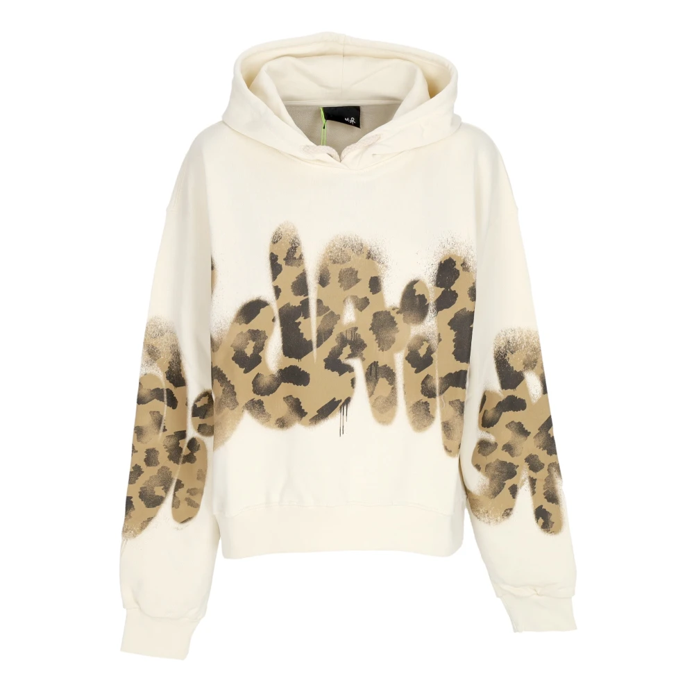 Disclaimer Logo Hoodie Licht Sweatshirt Vrouw Beige Dames