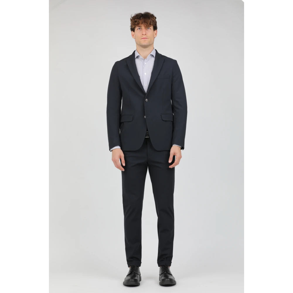 RRD Microfantasia Technische Stoffen Jas Blue Heren
