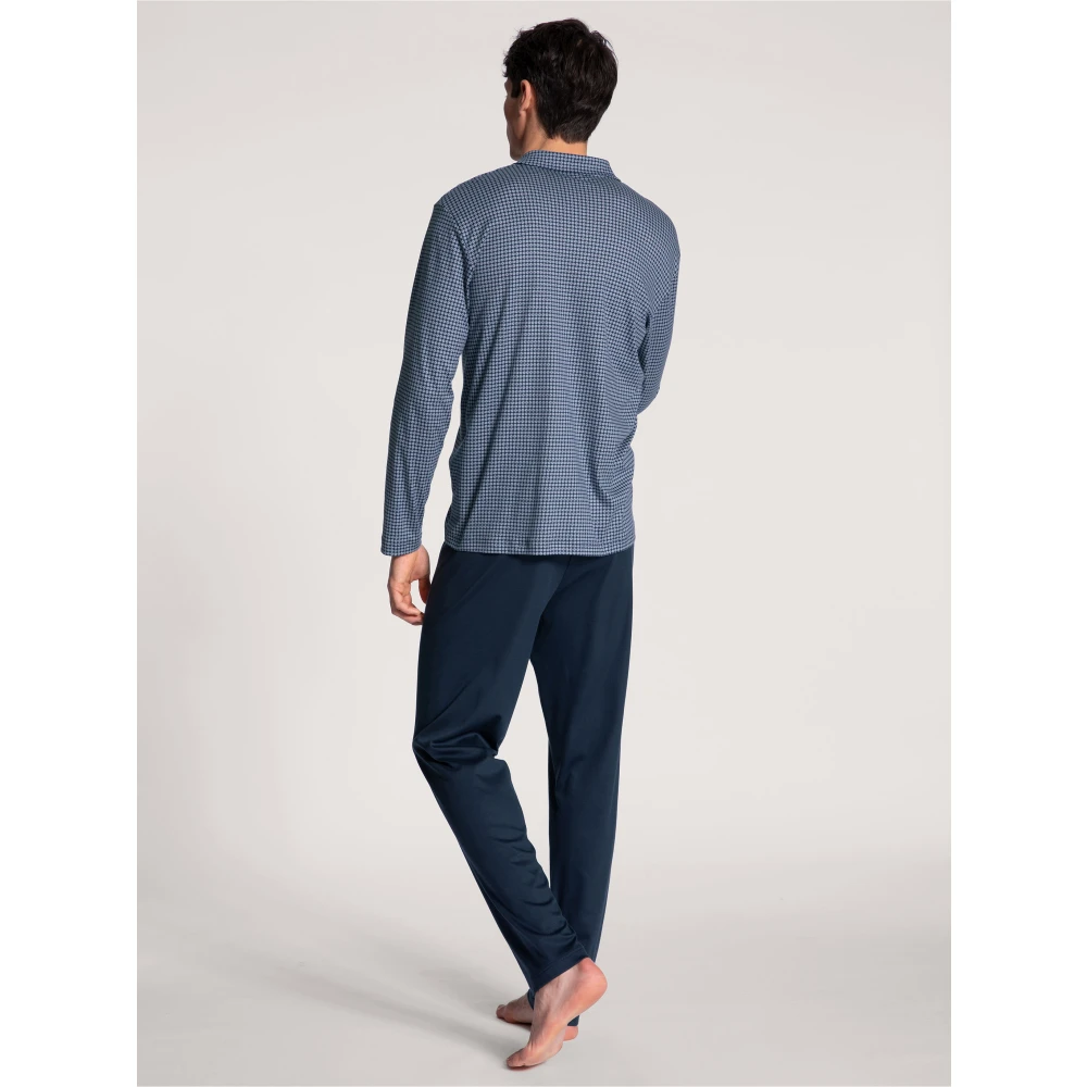 CALIDA Comfortabel Pyjamaset Blue Heren