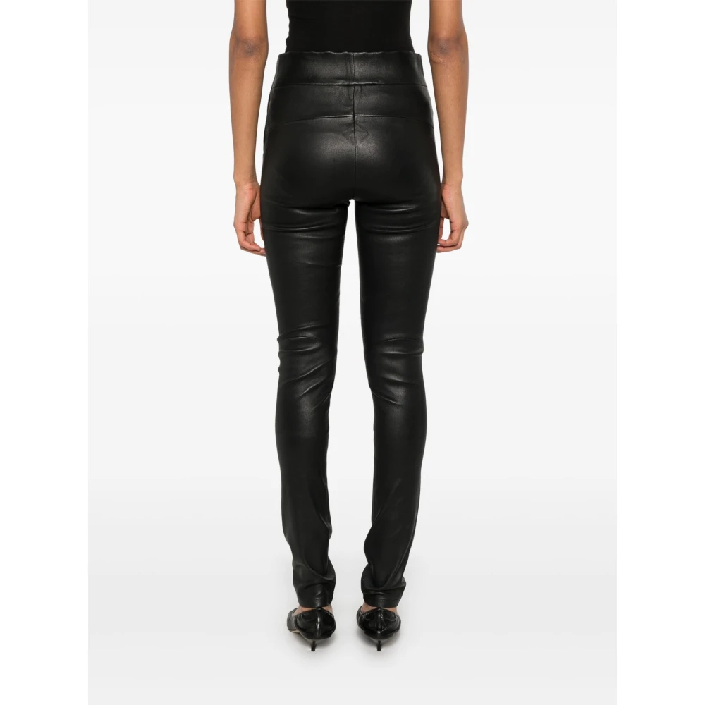 Studio AR by Arma Eden Stretch Leren Broek Black Dames