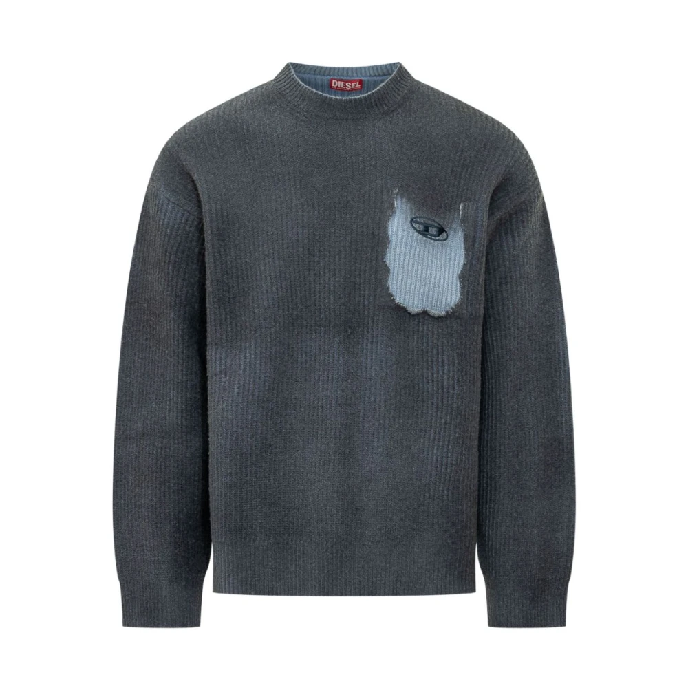 Diesel Mannelijk Blauw Truien & Vesten Heren, M, Truien