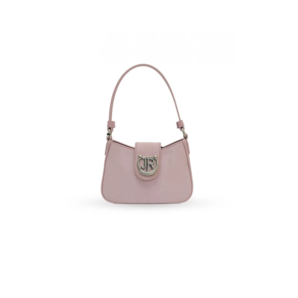 John Richmond Lichtroze PU-handtas met kliksluiting Pink Dames