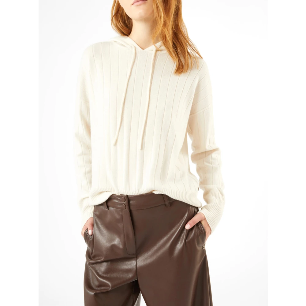 Pennyblack Hoodie Zena Ivory Beige Dames