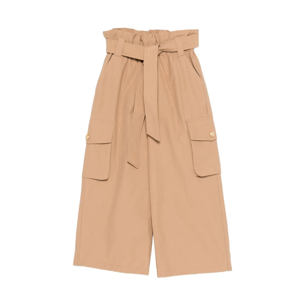 Balmain Unisex Kids Brown Trousers - Trousers - 13 Y - Kids