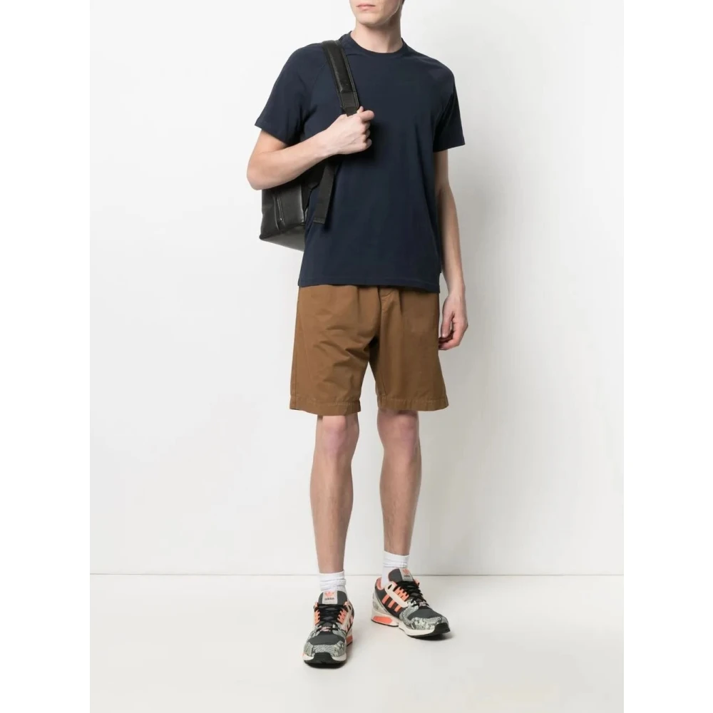 Aspesi Basic T-Shirt Blue Heren