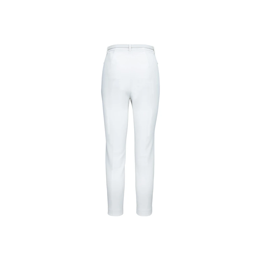 Elisabetta Franchi Dames Rits Haak Broek White Dames