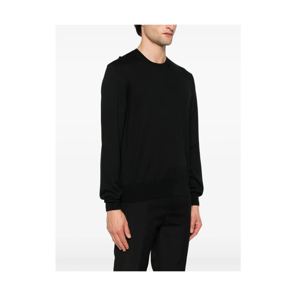 Tom Ford Zwarte Crew Neck Sweater Black Heren