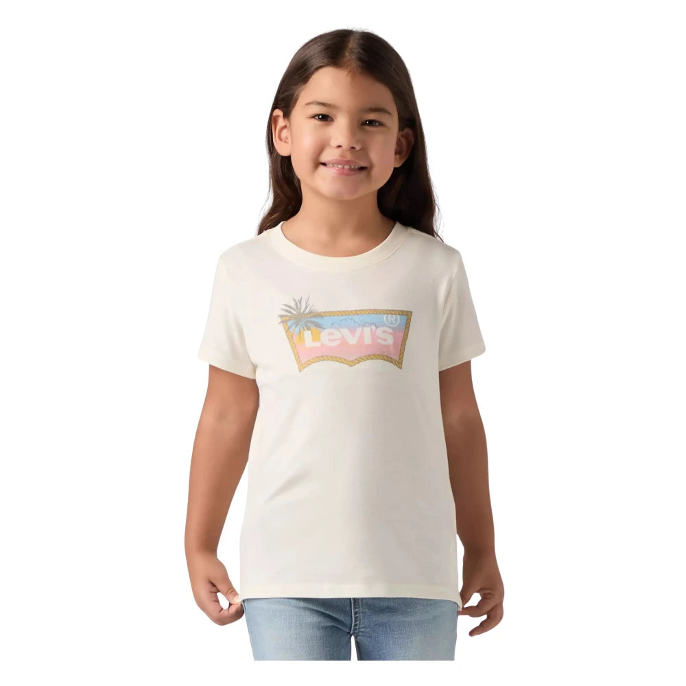 Levi's Unisex Kids White Ombre Batwing Tee - Kids Short Sleeve T-Shirts - 2 Y - Kids