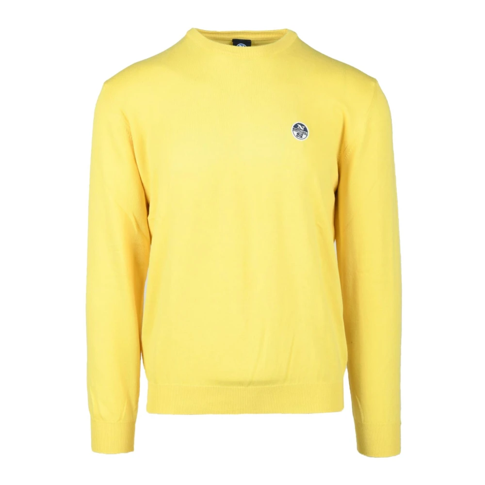 North Sails Katoenen Gebreide Trui Yellow Heren