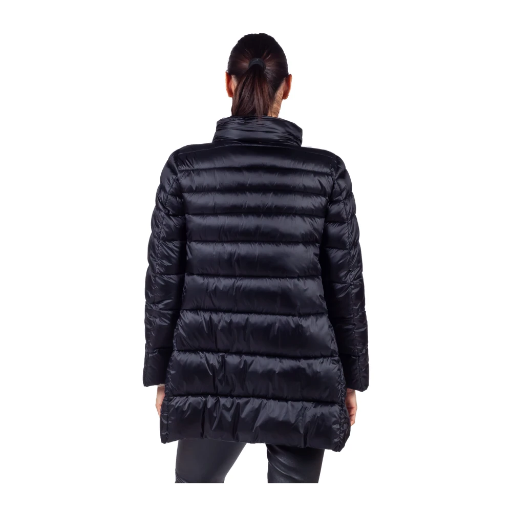Emme DI Marella Zwarte Toscana Gewatteerde Jas Black Dames