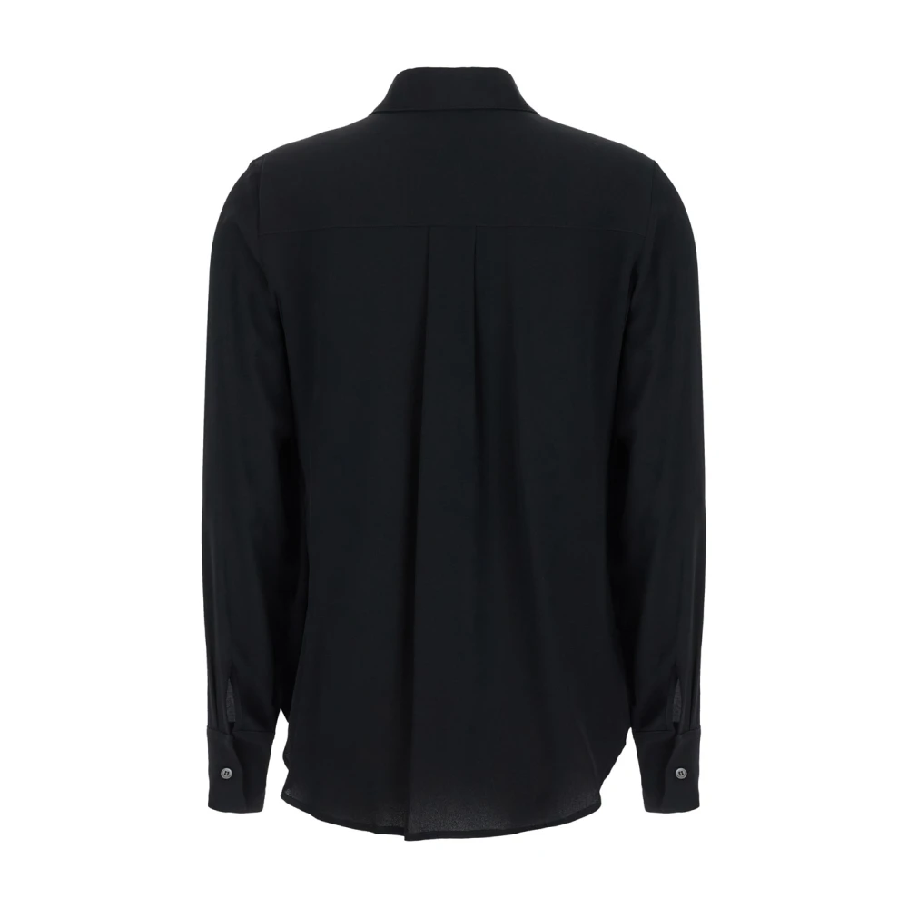 Mauro Grifoni Zijden Zwarte Shirt Black Dames