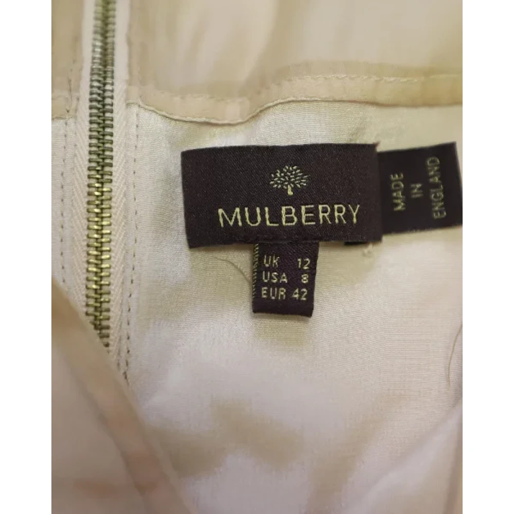 Mulberry Pre-owned Silk tops Brown Dames